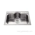 Commercial Kitchen SUS304 Pressed Single Bowl Kitchen Sink